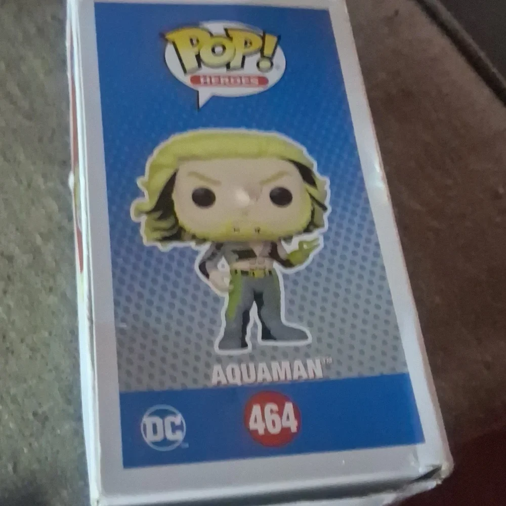 Funko Pop! Heroes Aquaman #464 Target Exclusive - Justice League (Damaged Box)